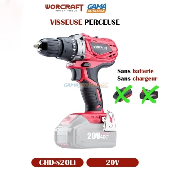 Visseuse /perceuse S/FIL 20V WORCRAFT