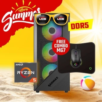 SUMMER OFFER Pc Gamer AMD RYZEN5 8500G/16GB DDR5/B650/256GB SSD M.2/550W/4X RGB FANS
