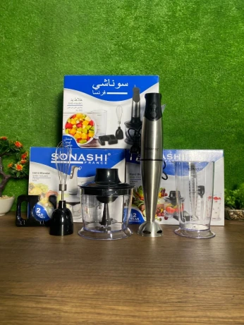 الفرنسية SONASHI خلاط يدوي متعدد الوظائف 3 في 1 من الماركة العالمية