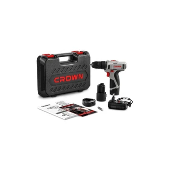 Visseuse Perceuse Sans Fil 12V 2 Batterie Ronde 1,5AH CROWN | CT21053LM-1.5 BMC