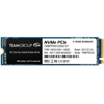 TEAMGROUP MP33 PRO 512GB GEN3X4 NVME 1.3SSD M.2 PCIe