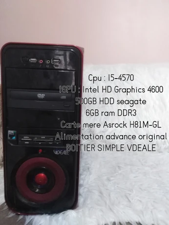2 Unite Centrale I5 Avec SSD