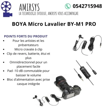 Micro cravate BOYA BY-M1 PRO