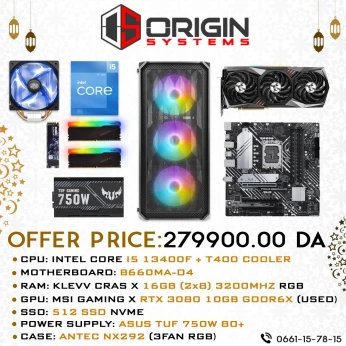Config I5-13400F + B660 + RTX 3080