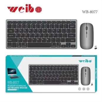Ensemble Clavier Et Souris Sans Fil Weibo Wb-8077