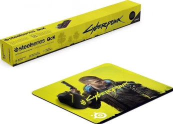 Tapis de souris SteelSeries QcK Cyberpunk taille L