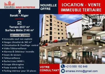 Location Immeuble Alger Baraki 23