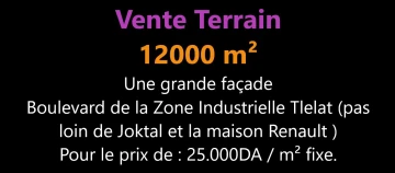 Vente Terrain Oran Oued tlelat