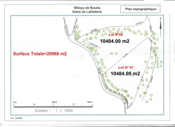 Vente Terrain Agricole Bouira Lakhdaria 2