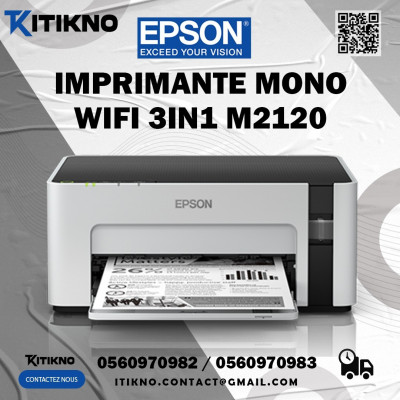 IMPRIMANTE EPSON 3IN1 M2120 RESERVOIRE MONOCHROME WIFI 32 PPM 2120