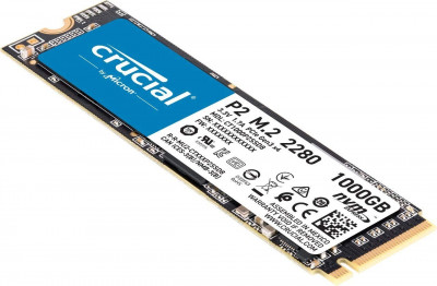 SSD Crucial P2 M.2 PCIe NVMe 1 To SSD 1 To 3D NAND M.2 2280 NVMe - PCIe 3.0 X4