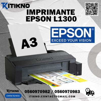 Imprimante Epson ECOTANK L1300 À Réservoir D Encre 4 Couleurs A3+Ultra Économique 1300