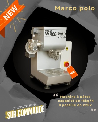 Machine a pâtes 18kg/h 220v ( extrudeuse ) sur commande 