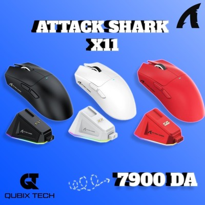 ATTACK SHARK X11 PAW3311 AVEC STATION DE CHARGE