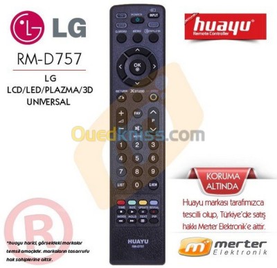 TELECOMMANDE  LG UNIVERSAL