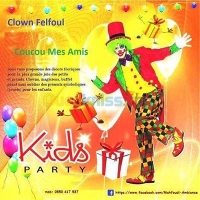 evenements-divertissement-clown-magicien-ain-el-turck-oran-algerie