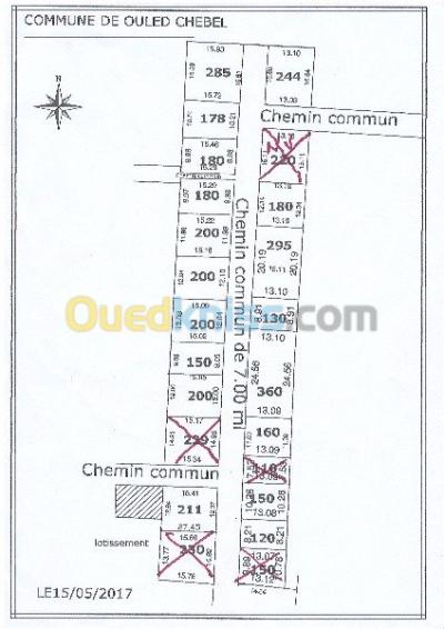 Vente Terrain Alger Birtouta