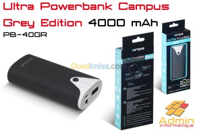 Powerbank Campus 2500mAh 4000 mAh  