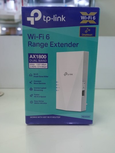 REPETEUR WIFI 6 BI-BANDE AX1800 GIGABIT ANTENNE EXTERNE TP-LINK RE600X
