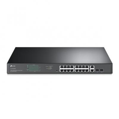 SWITCH TP-LINK 18-PORT GIGABIT EASY SMART SWITCH AVEC 16-Port PoE+