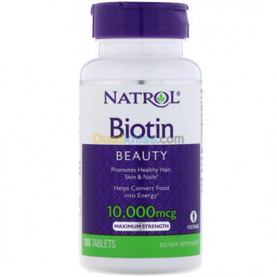Biotin pour Cheveux solide/Ongles fort
