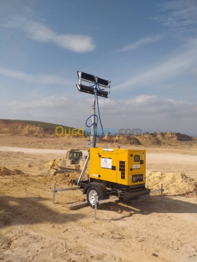 Girafe Lumineuse Tractable 4 projecteurs