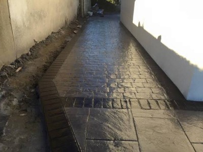 Fourniture et pose béton imprimé