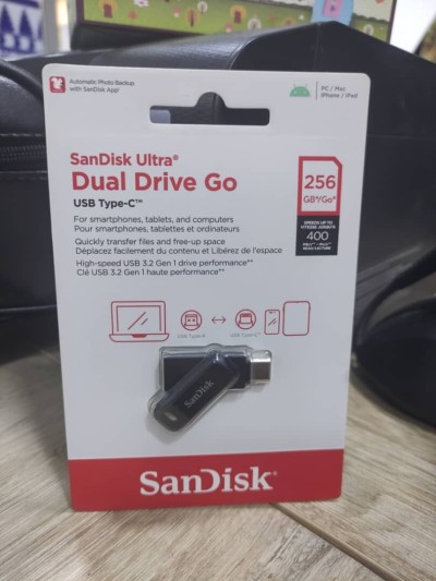 FLASH DISQUE 256 G USB /TYP C SANDISK