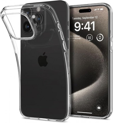 Antichoc de Protection iPhone 15 Pro Max Pochette Liquid Crystal Coque Original