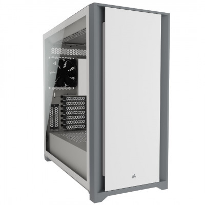 5000D TEMPERED GLASS MID-TOWER ATX PC CASE WHITE