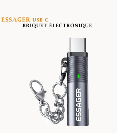 Briquet électronique USB C ESSAGER