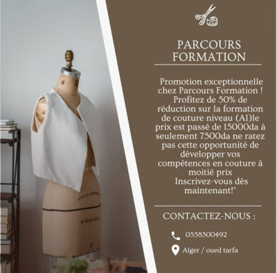 ecoles-formations-formation-couture-دورة-الخياطة-draria-alger-algerie