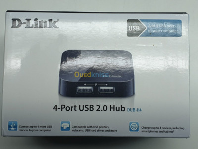 D-Link DUB-H4 Hub 4 ports Alimenté 2 A