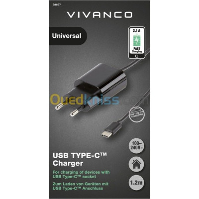 Chargeur Vivanco USB Type-C