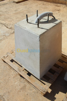 industrie-fabrication-socle-en-beton-prefabrique-chaabet-el-ham-ain-temouchent-algerie