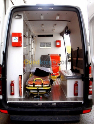 Aménagement fourgon ambulance