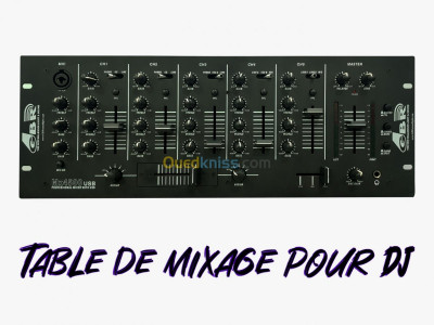Table de mixage DJ