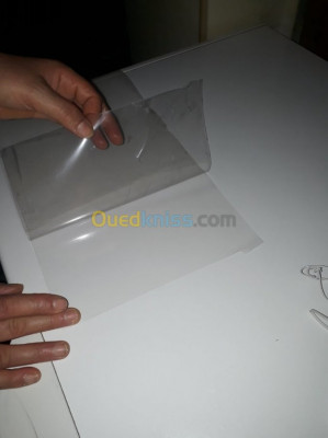 Papier autocollant transparent pour imprimante à Algeria