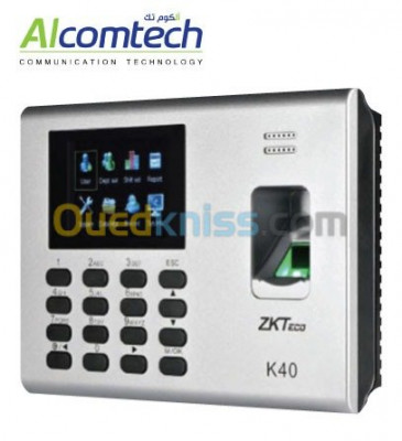شبكة-و-اتصال-pointeuse-biometrique-zkteco-k40-دار-البيضاء-الجزائر