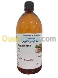 huile végétale de Noisette 1L 100% pur