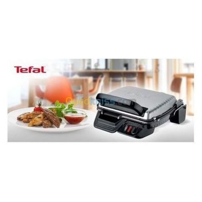 TEFAL Grille Viande /Panini / Barbecue/ Ultracompact -Gc305012- 2000 W - Silver/ Noir