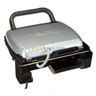 TEFAL Grille Viande /Panini / Barbecue/ Ultracompact -Gc305012- 2000 W - Silver/ Noir