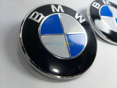 Logo BMW capot et coffre 82mm 74mm