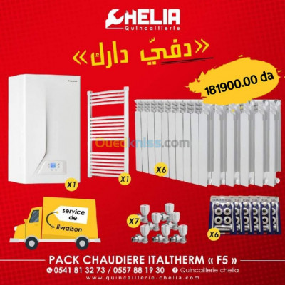 ITALTHERM pack chaudiere f2 f3 f4 f5 