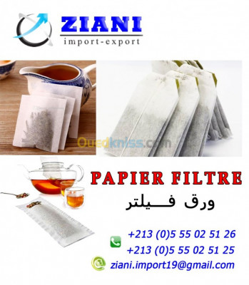 papier filtre de thé 