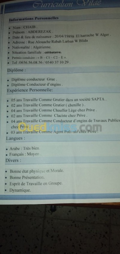 blida-larbaa-algerie-demandes-d-emploi-conducteur-engins