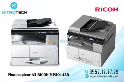 Photocopieur Numérique A3 RICOH MP2014AD +RV+ADF