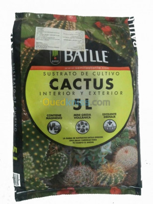 Terreau Pour Cactus 5L Semillas Batlle