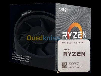 Processeur AMD Ryzen 5 PRO 4650G (3.7 GHz / 4.2 GHz) Wraith Steal - Box Avec Ventilo - 