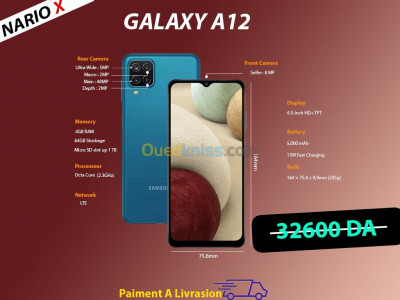 mostaganem-algerie-téléphones-portable-samsung-galaxy-a12